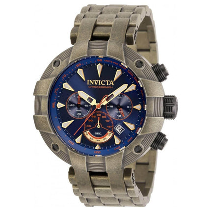 Invicta Men's Quartz Watch - Subaqua Chronograph Blue Dial Steel Bracelet | 32221 ,