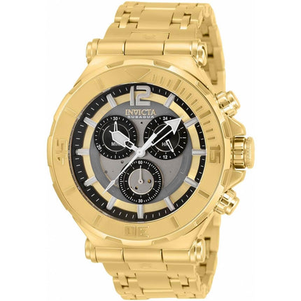 Invicta Men's Quartz Watch - Subaqua Chronograph Yellow Gold Steel Bracelet | 31344 ,