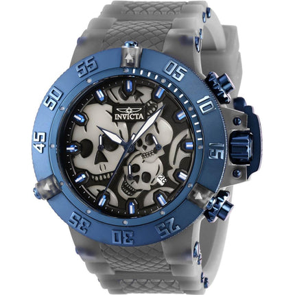 Invicta Men's Quartz Watch - Subaqua Noma III Chronograph Grey Rubber Strap | 37329 ,