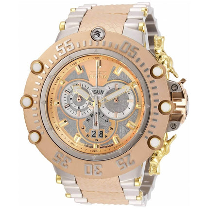 Invicta Men's Quartz Watch - Subaqua Noma VII Silver and Rose Gold Tone Dial | 32112 ,