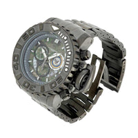 Invicta Men's Quartz Watch - U.S. Navy Chronograph Gunmetal Steel Bracelet | 34676 ,