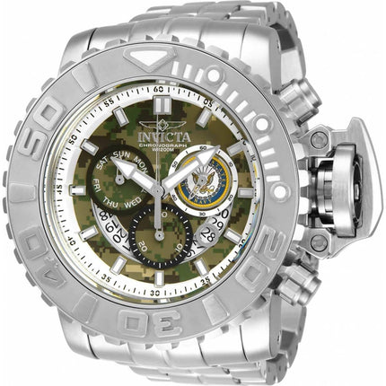 Invicta Men's Quartz Watch - U.S. Navy Chronograph Stainless Steel Bracelet | 34675 ,