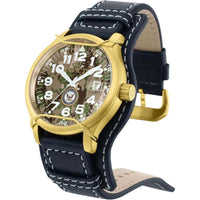 Invicta Men's Quartz Watch - U.S. Navy Date Navy Blue Genuine Leather Strap | 34674 ,