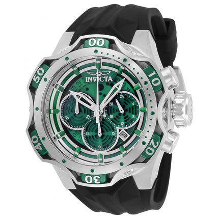 Invicta Men's Quartz Watch - Venom Chronograph Green and Silver Tone Dial | 33633 ,