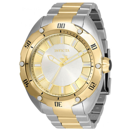 Invicta Men's Quartz Watch - Venom Silver and Gold Tone Dial Two Tone Bracelet | 33763 ,