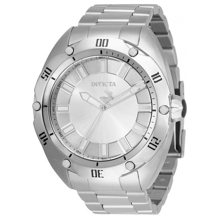 Invicta Men's Quartz Watch - Venom Silver Tone Dial Stainless Steel Bracelet | 33761 ,
