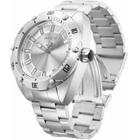 Invicta Men's Quartz Watch - Venom Silver Tone Dial Stainless Steel Bracelet | 33761 ,