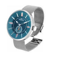 Invicta Men's Quartz Watch - Vintage Blue Dial Stainless Steel Mesh Bracelet | 29152 ,