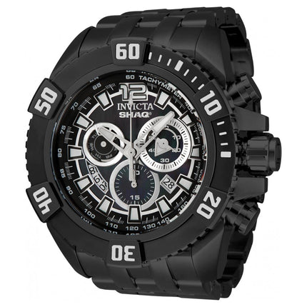 Invicta Men's Rotating Bezel Watch - Shaq Black and Silver Tone Dial Bracelet | 33770 ,