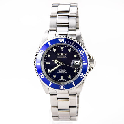 Invicta Men's Stainless Steel Automatic Watch - Pro Diver Blue Dial Date | 9094C ,