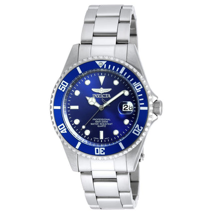 Invicta Men's Stainless Steel Quartz Watch - Pro Diver Blue Dial Bracelet | 9204OB ,