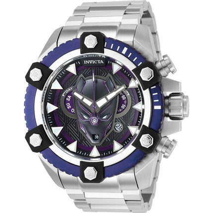 Invicta Men's Swiss Quartz Watch - Marvel Black Panther Chronograph Bracelet | 38323 ,
