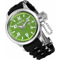 Invicta Men's Swiss Quartz Watch - Russian Diver Green Dial Rubber Strap | 36980 ,