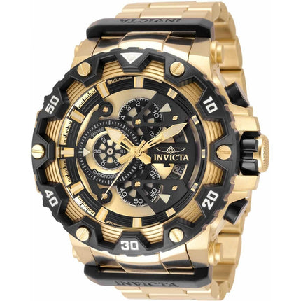 Invicta Men's Swiss Quartz Watch - Specialty Chronograph Black and Gold Dial | 35229 ,