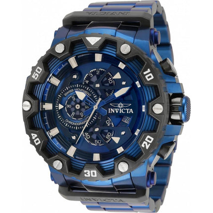 Invicta Men's Swiss Quartz Watch - Specialty Chronograph Blue Dial Bracelet | 35230 ,