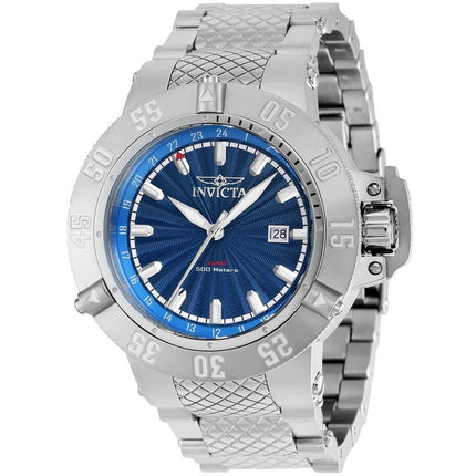 Invicta Men's Swiss Quartz Watch - Subaqua Blue Dial Stainless Steel Bracelet | 37038 ,