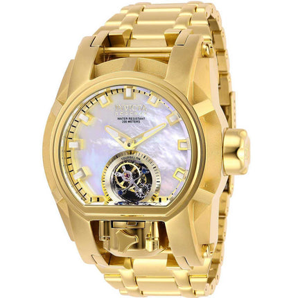 Invicta Men's Tourbillon Watch - Reserve Bolt Zeus Mother of Pearl Dial Bracelet | 28393 ,