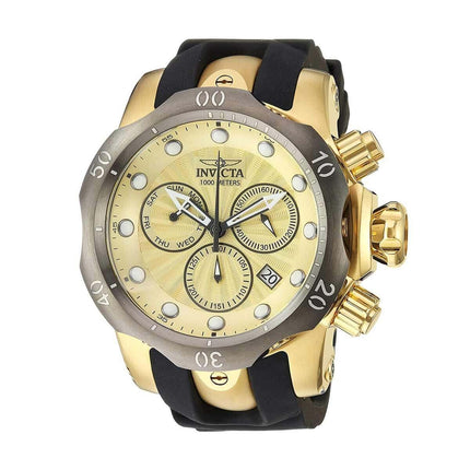 Invicta Men's Venom Gold Dial Chronograph Dive Watch | 24258 ,