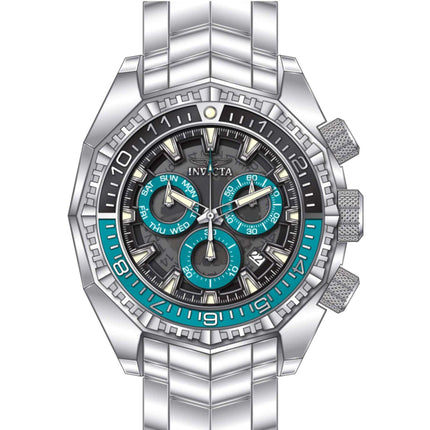 Invicta Men's Watch - Akula Quartz Chronograph Silver Stainless Steel Bracelet | 44292 ,