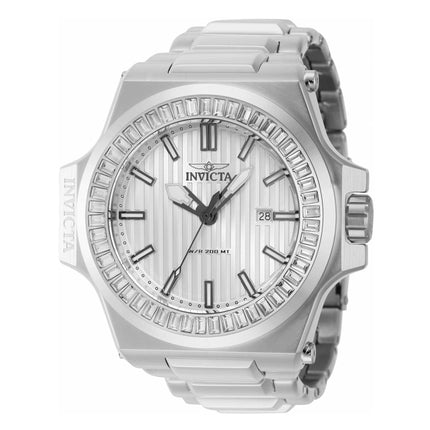 Invicta Men's Watch - Akula Silver Dial Stainless Steel Bracelet Date Display | 43381 ,