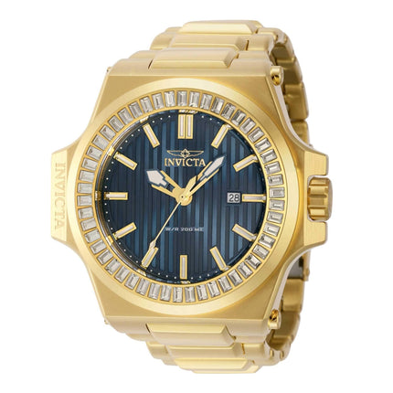 Invicta Men's Watch - Akula Yellow Gold Stainless Steel Bracelet Date Display | 43387 ,