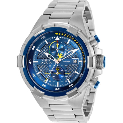 Invicta Men's Watch - Aviator Chronograph Blue Dial Bracelet Steel Bracelet | 28111 ,