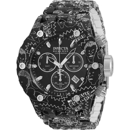 Invicta Men's Watch - Beavis & Butthead Chronograph Black Dial SS Bracelet | 34664 ,