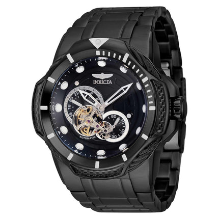Invicta Men's Watch - Bolt Automatic Open Heart Black Dial Bracelet | 39929 ,