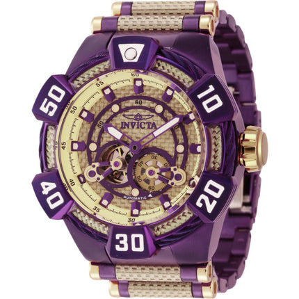 Invicta Men's Watch - Bolt Automatic Purple and Gold Glass Fiber Bracelet | 40190 ,