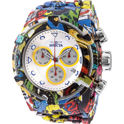 Invicta Men's Watch - Bolt Chronograph Silver Tone and Yellow Dial Quartz | 32415 ,