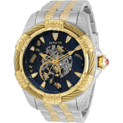 Invicta Men's Watch - Bolt King Snake Semi Skeleton Dial Two Tone Bracelet | 32321 ,