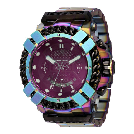 Invicta Men's Watch - Bolt Quartz Chrono Iridescent Stainless Steel Bracelet | 37517 ,