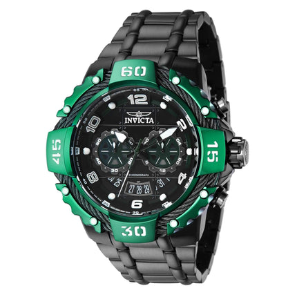 Invicta Men's Watch - Bolt Quartz Chronograph Black Stainless Steel Bracelet | 37651 ,
