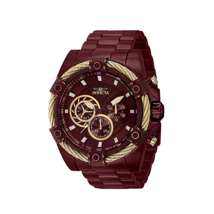 Invicta Men's Watch - Bolt Quartz Chronograph Red Stainless Steel Bracelet | 40772 ,