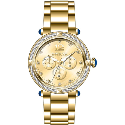 Invicta Men's Watch - Bolt Quartz Gold Tone Dial Stainless Steel Bracelet | 43880 ,