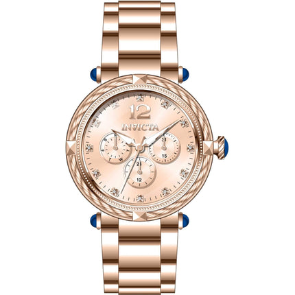 Invicta Men's Watch - Bolt Quartz Rose Gold Tone Dial Stainless Steel Bracelet | 43881 ,