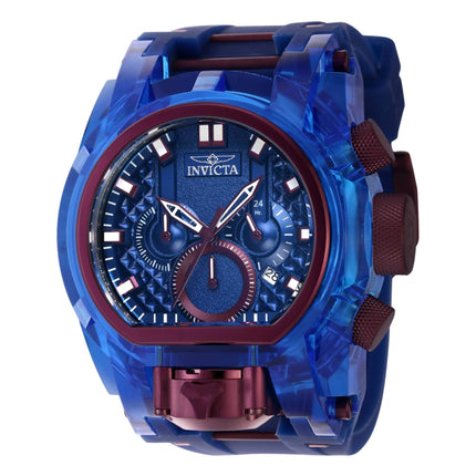 Invicta Men's Watch - Bolt Zeus Magnum Chronograph Burgundy and Blue Dial | 39474 ,