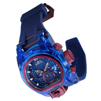Invicta Men's Watch - Bolt Zeus Magnum Chronograph Burgundy and Blue Dial | 39474 ,