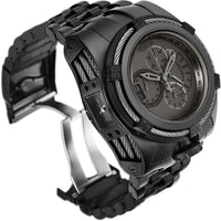 Invicta Men's Watch - Bolt Zeus Tria Chrono Gunmetal Dial Steel Bracelet | 26388 ,