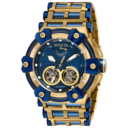 Invicta Men's Watch - Carbon Hawk Automatic Open Heart Blue Dial Bracelet | 37290 ,