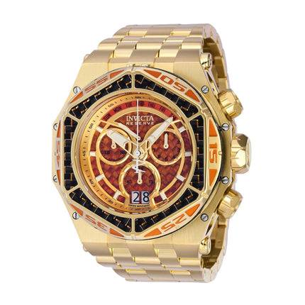 Invicta Men's Watch - Carbon Hawk Orange and Gold Tone Dial Steel Bracelet | 38923 ,