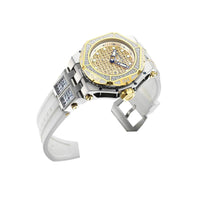 Invicta Men's Watch - Carbon Hawk Silver Glass Fiber and Gold Dial Strap | 38908 ,
