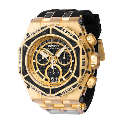 Invicta Men's Watch - Carbon Hawk Swiss Quartz Chrono Gold and Black Dial | 38890 ,