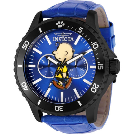 Invicta Men's Watch - Character Collection Snoopy Rotating Bezel Blue Strap | 38641 ,