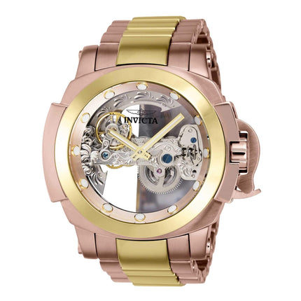 Invicta Men's Watch - Coalition Forces Automatic Rose Gold Tone Skeleton Dial | 38348 ,