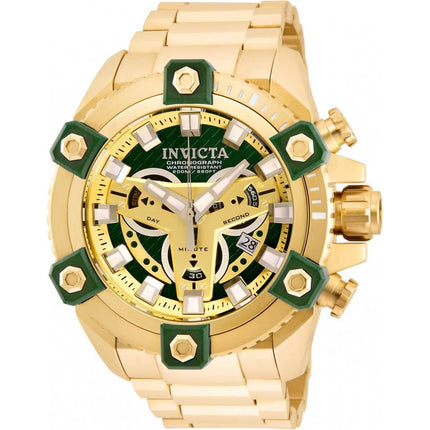 Invicta Men's Watch - Coalition Forces Chrono Green and Gold Dial Bracelet | 29018 ,