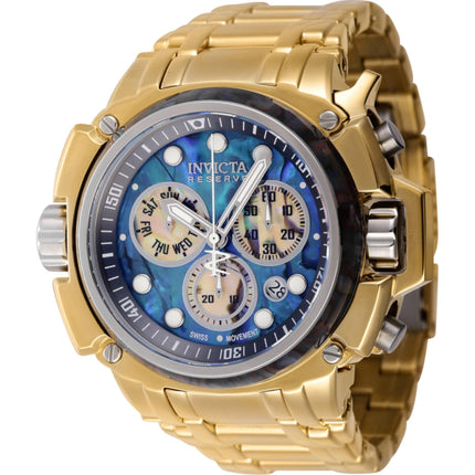 Invicta Men's Watch - Coalition Forces Chrono Yellow Gold Steel Bracelet | 44967 ,