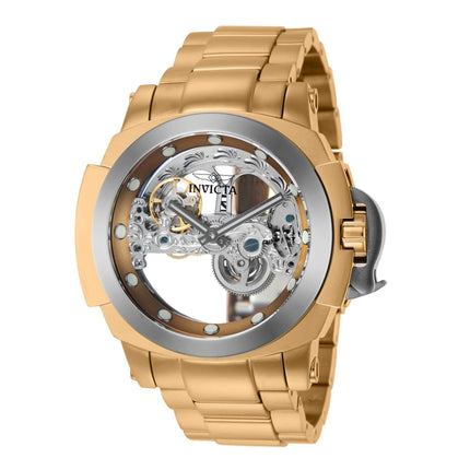 Invicta Men's Watch - Coalition Forces Ghost Bridge Dial Khaki Steel Bracelet | 43941 ,