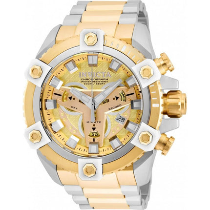 Invicta Men's Watch - Coalition Forces Gold and Champagne Dial SS Bracelet | 29019 ,