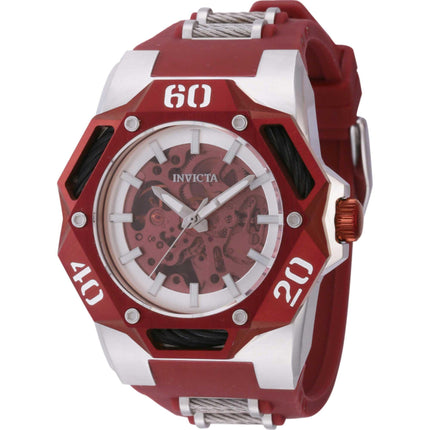 Invicta Men's Watch - Coalition Forces Iron Dome Automatic Red Rubber Strap | 44086 ,
